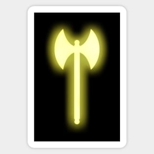 Spiritual Weapon (Yellow Greataxe) Sticker